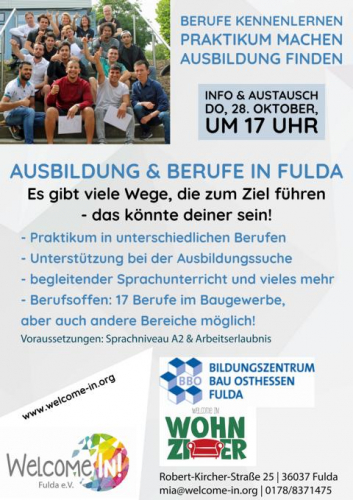 Arbeit und Berufe in Fulda kennenlernen
